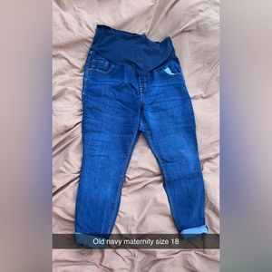 Old navy maternity jeans